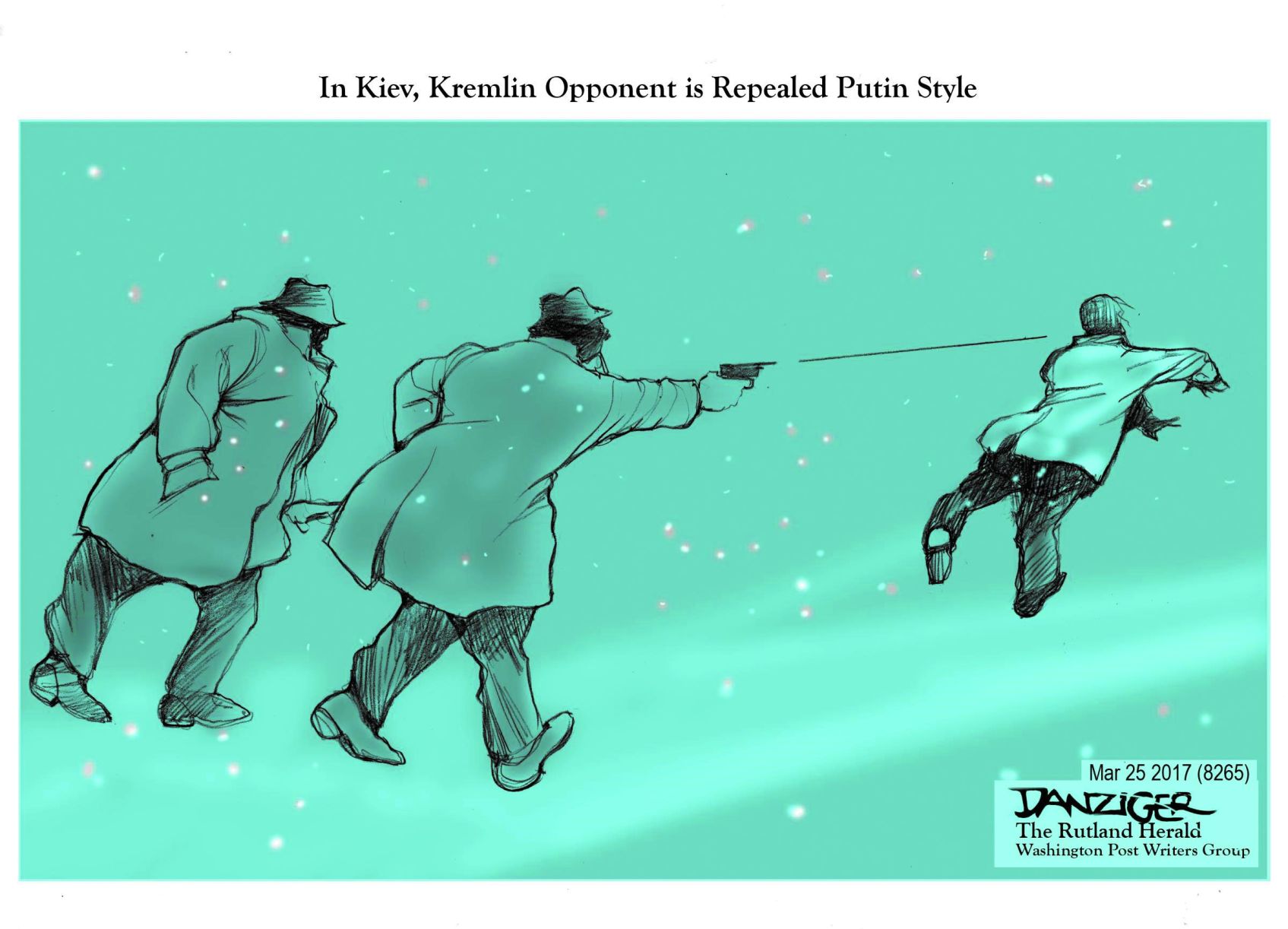 Jeff Danziger editorial cartoon